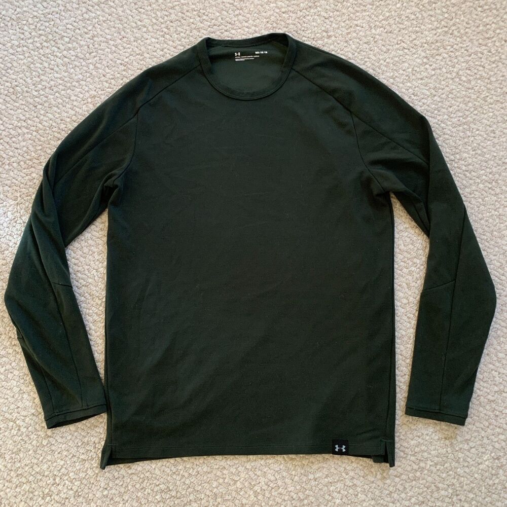 Under Armour Fitted Athletic Tee Emerald Green Size M